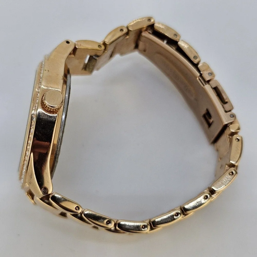 Liz Claiborne Women's Watch‎ 38MM Gray Dial Rose Gold Band 6